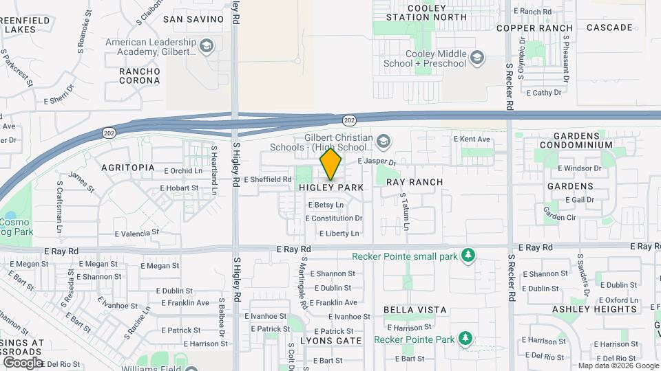 3470 E Orchid Ln Map and Location Details