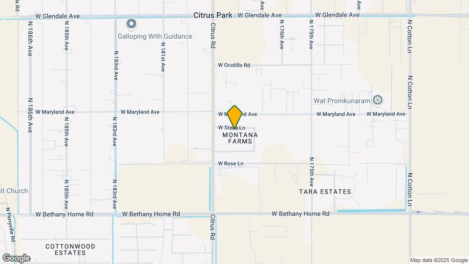 17807 W Stella Ln Map and Location Details