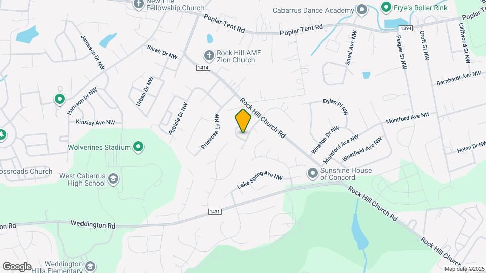 3381 Chadbury Dr NW Map and Location Details