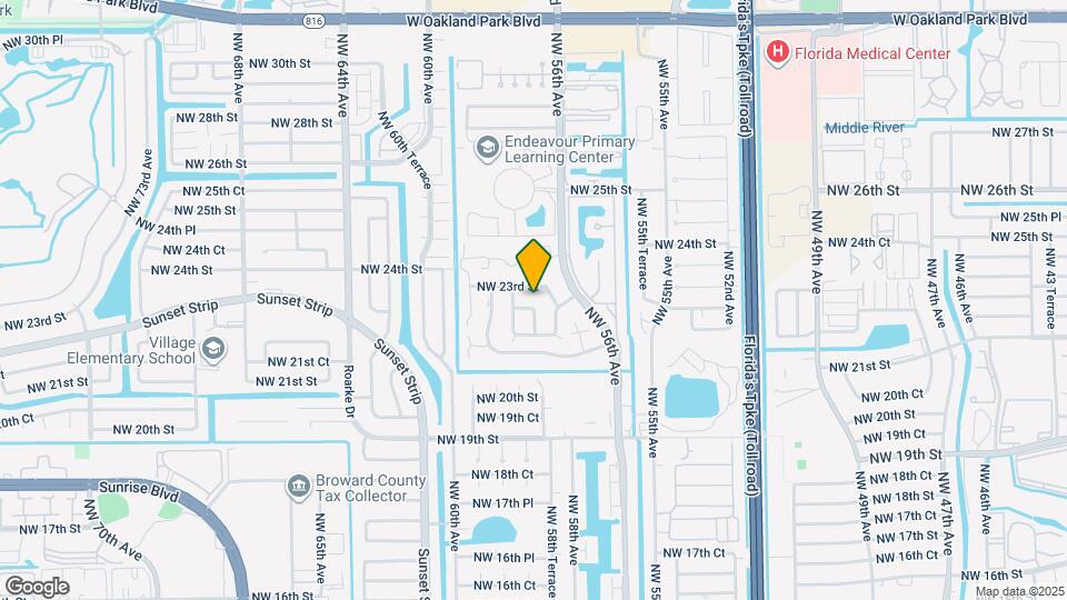 5827 NW 22nd Ct Map and Location Details