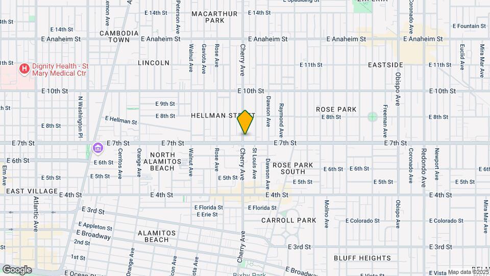 710 Cherry Ave Mapa y Detalles de la Ubicación