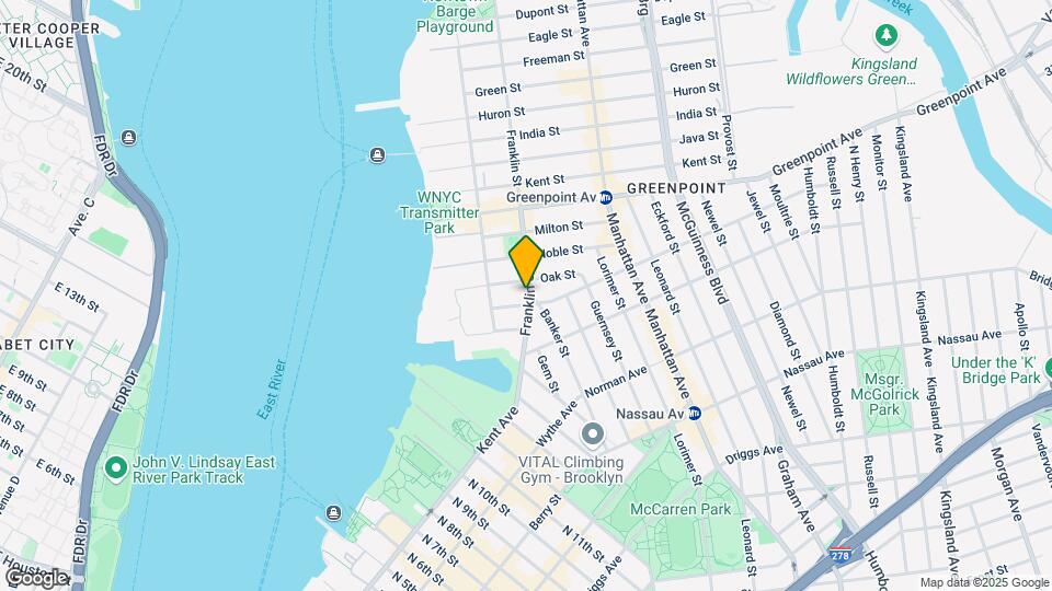 53 Franklin St Mapa y Detalles de la Ubicación
