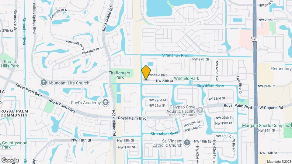 6790 NW 24th Ct Map and Location Details