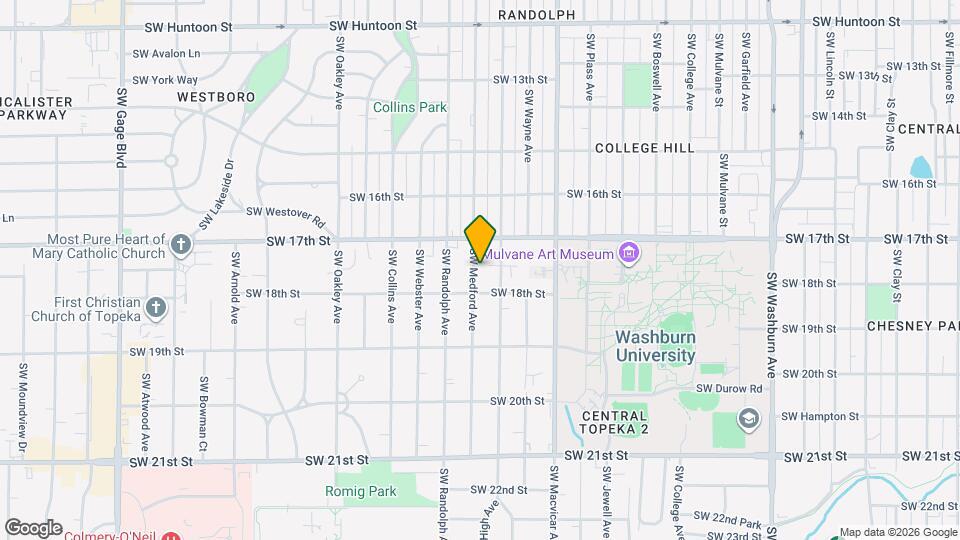 1726 SW Medford Ave Mapa y Detalles de la Ubicación