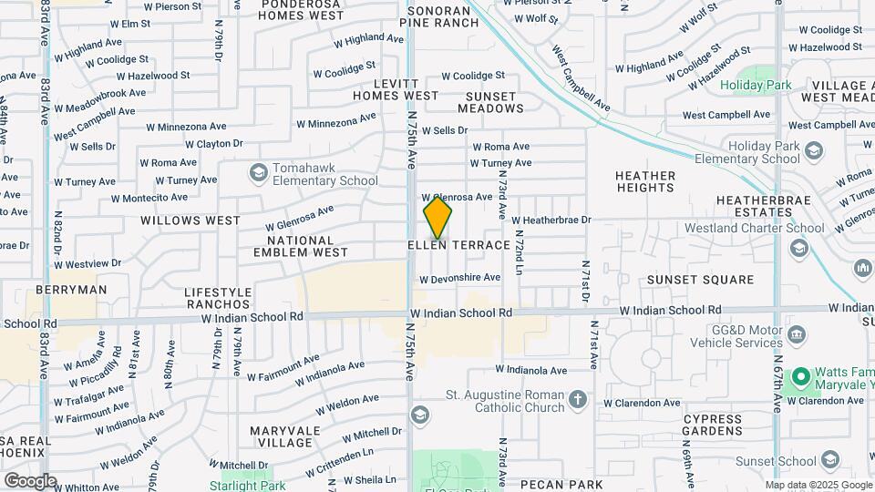 4207 N 74th Dr Map and Location Details