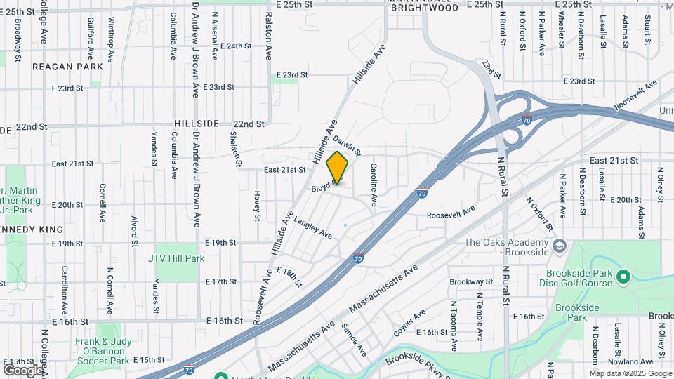 1918 Lawrence St, Unit 1918 Map and Location Details