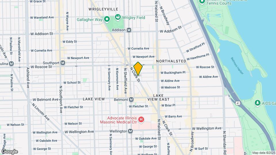 3313 N Clark St Mapa y Detalles de la Ubicación