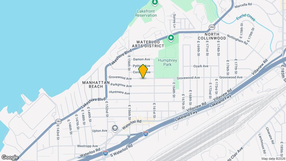 15816 Grovewood Ave Map and Location Details