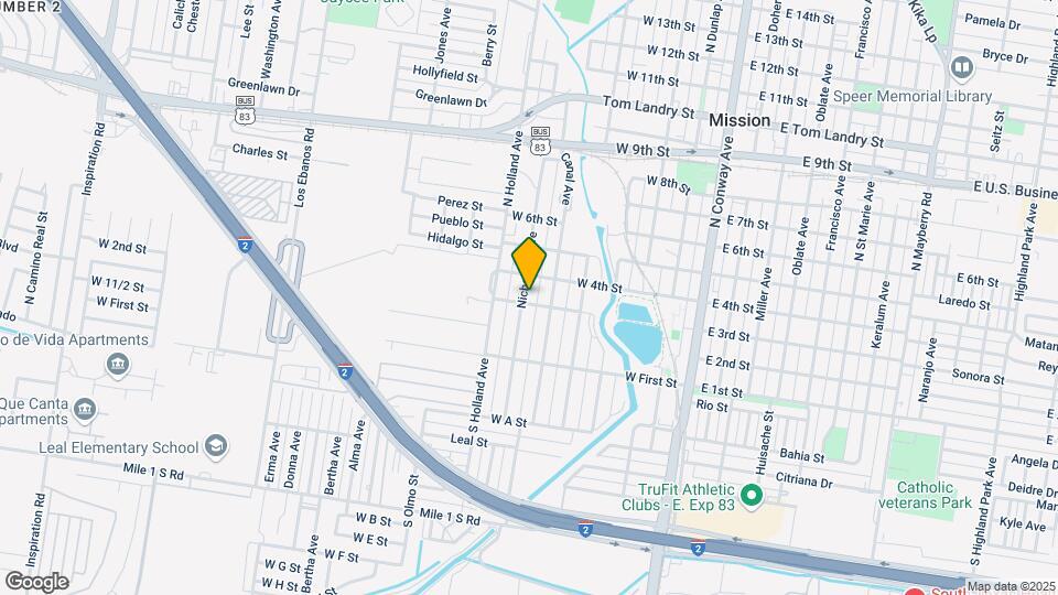 610 W 3rd St Map and Location Details