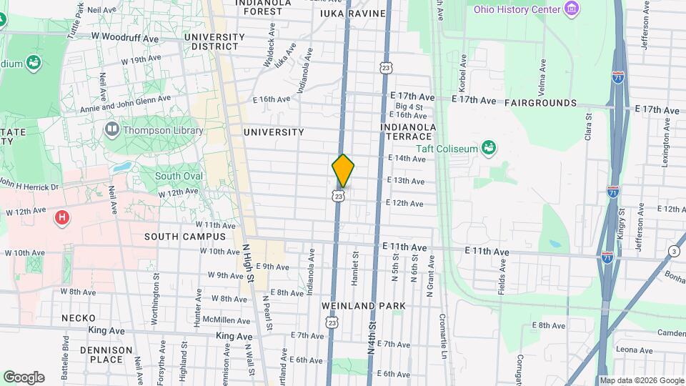 1656 Summit St Map and Location Details