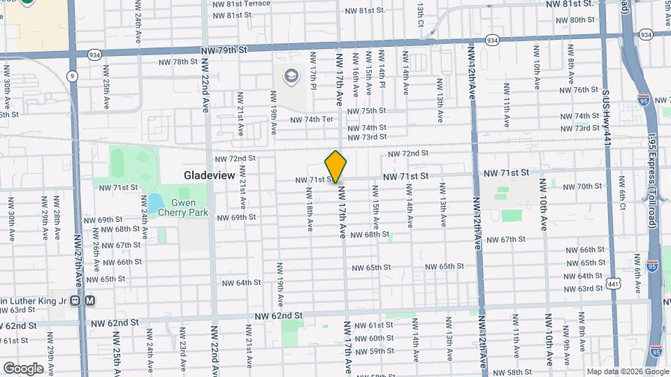 1717 NW 70th St Map and Location Details