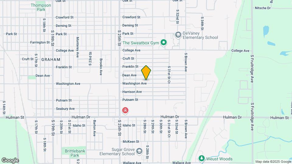 2814 Washington Ave Map and Location Details