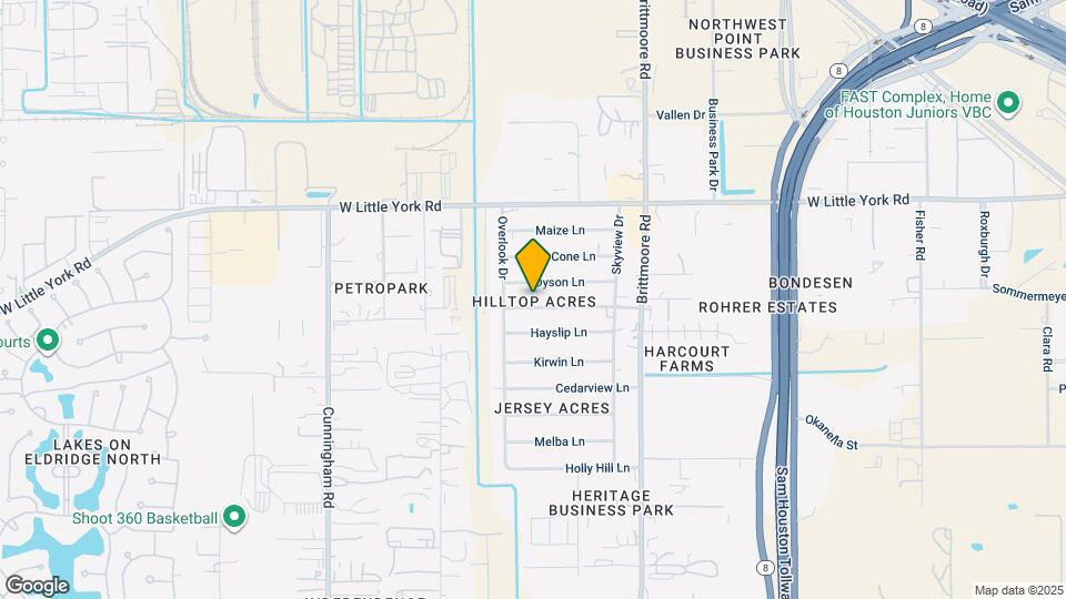 11122 Hanning Ln Map and Location Details