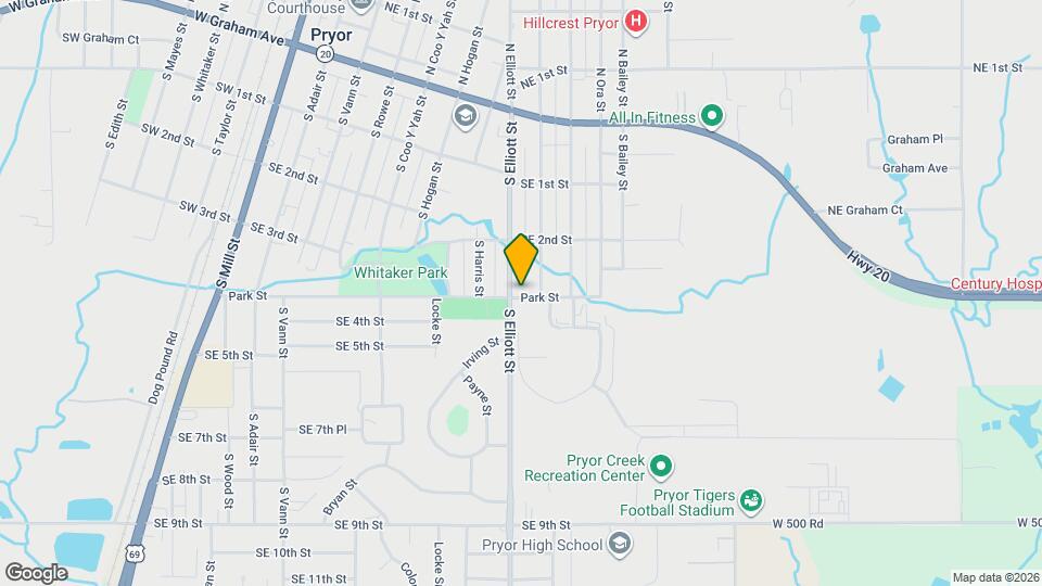 809 Park St Map and Location Details