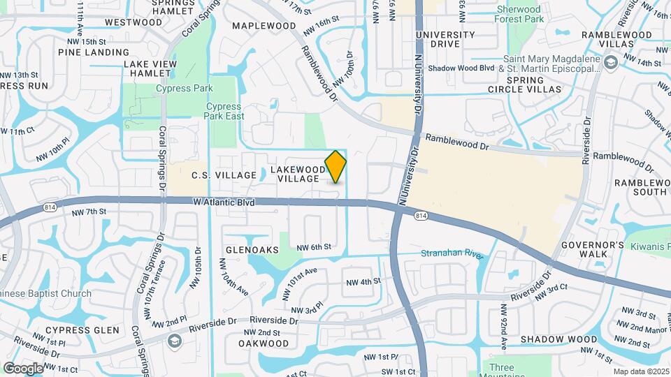 9923 W Atlantic Blvd Mapa y Detalles de la Ubicación