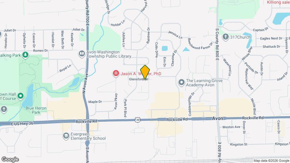 7445 Glensford Dr Mapa y Detalles de la Ubicación