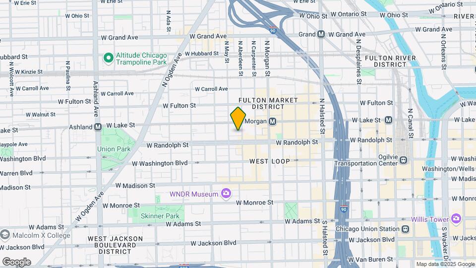 164 N Aberdeen St-Unit -1605 Map and Location Details
