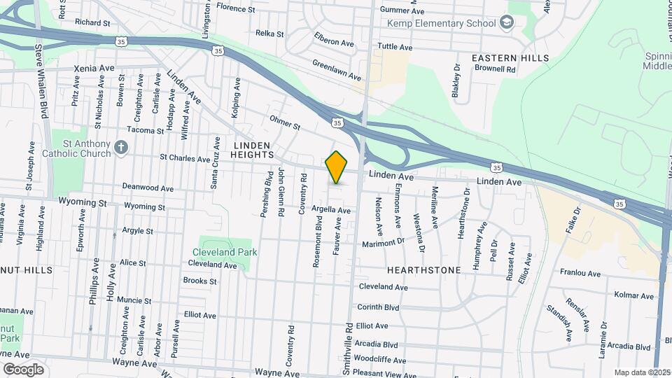 1432 Rosemont Blvd Mapa y Detalles de la Ubicación
