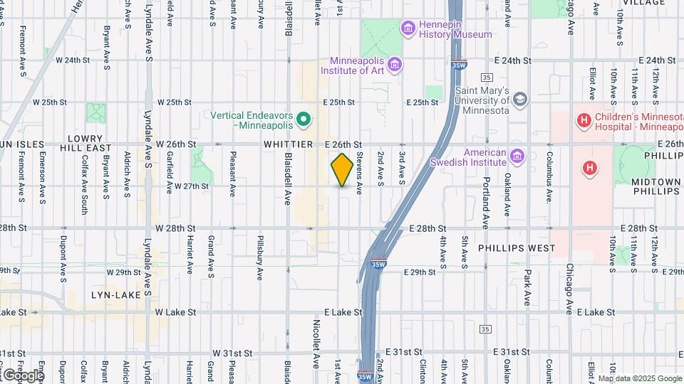 2707 1st Ave S Mapa y Detalles de la Ubicación