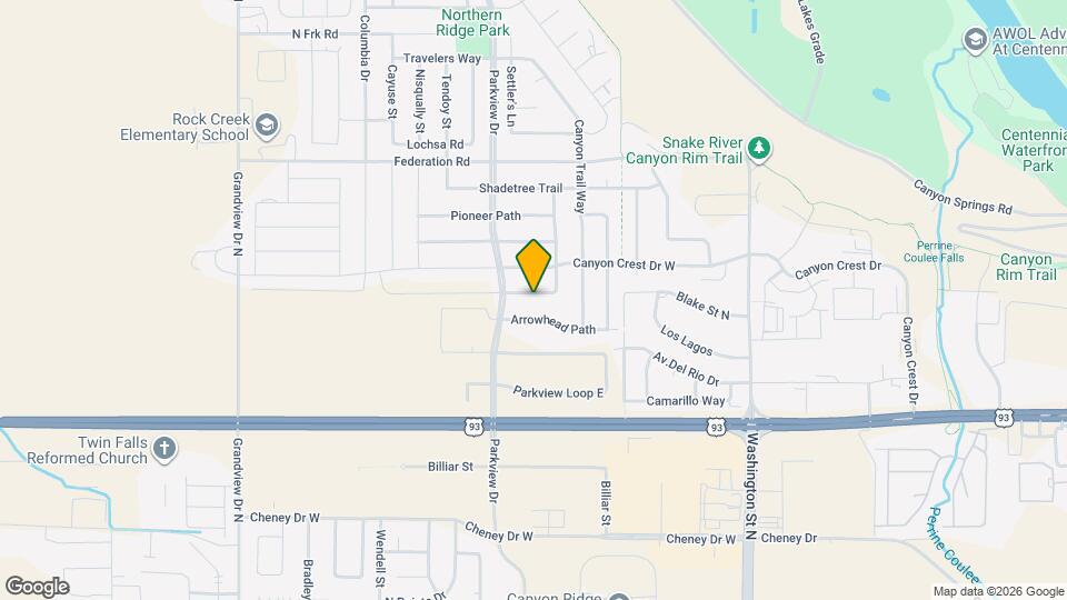 445 Falling Leaf Ln Map and Location Details