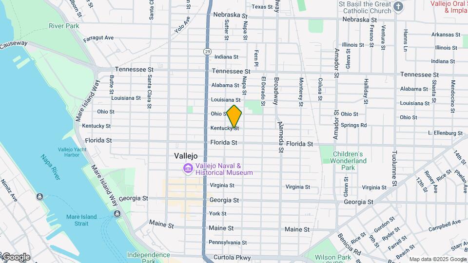 823 Kentucky St Mapa y Detalles de la Ubicación