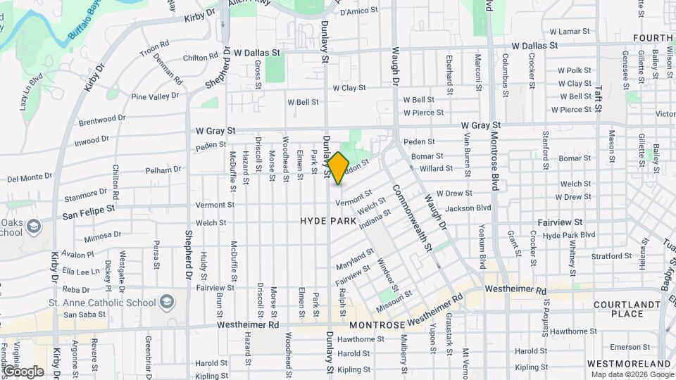 1728 Ridgewood St Mapa y Detalles de la Ubicación