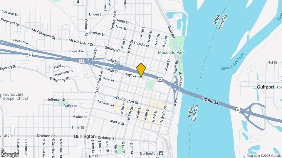 630 N 6th St Map and Location Details