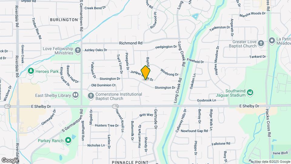7508 Stonington Dr Map and Location Details
