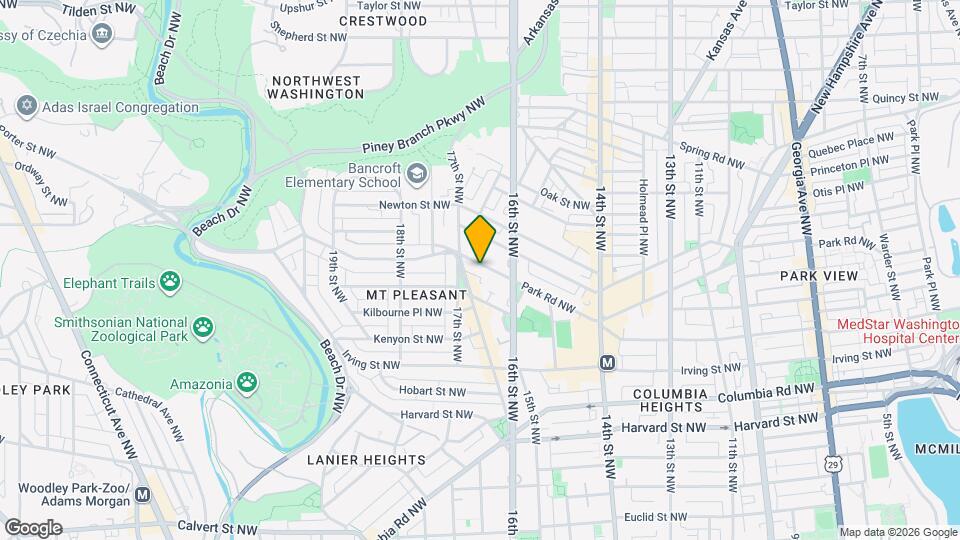 1648 Park Rd NW Map and Location Details