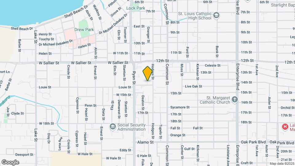 417 Chavanne St Map and Location Details