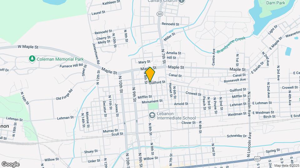 762 Guilford St Map and Location Details