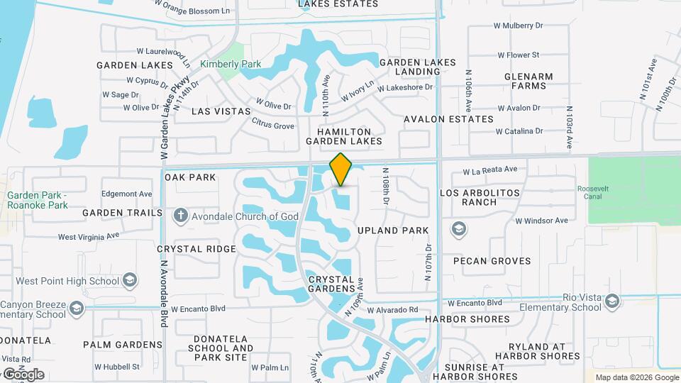 10931 W Roanoke Ave Map and Location Details