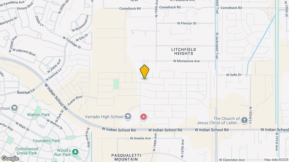 19978 W Turney Ave Map and Location Details