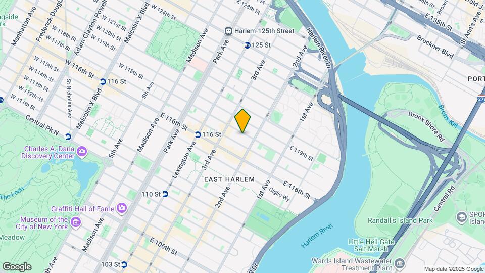 232 E 118th St Map and Location Details