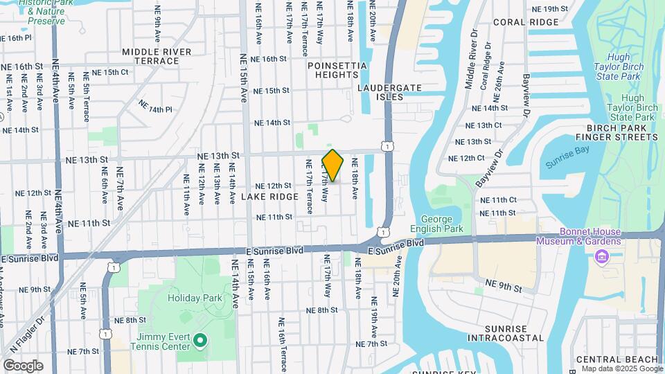 1750 NE 12th St Map and Location Details