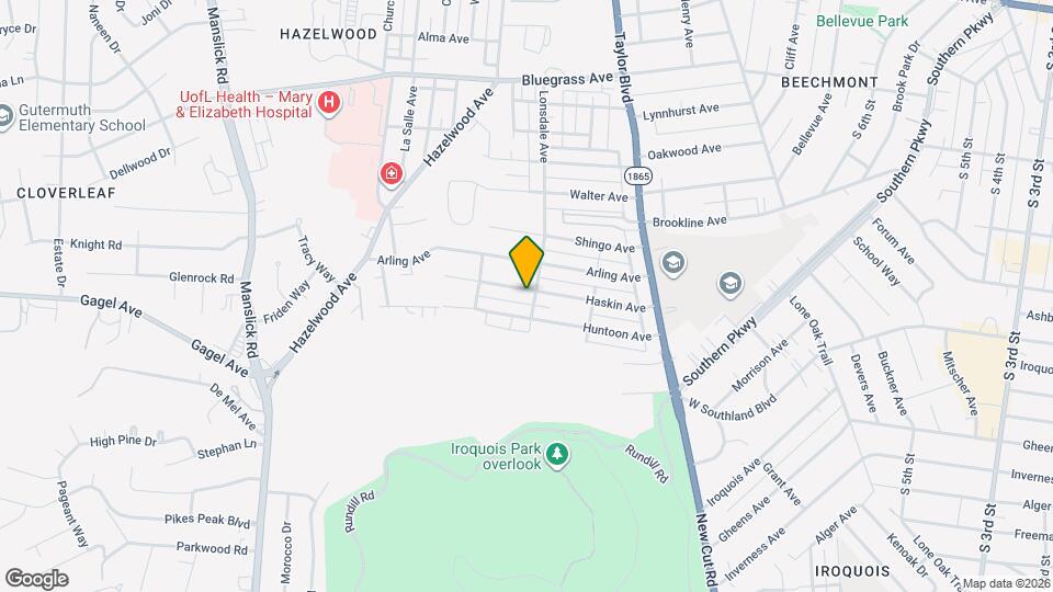 1504 Haskin Ave Map and Location Details