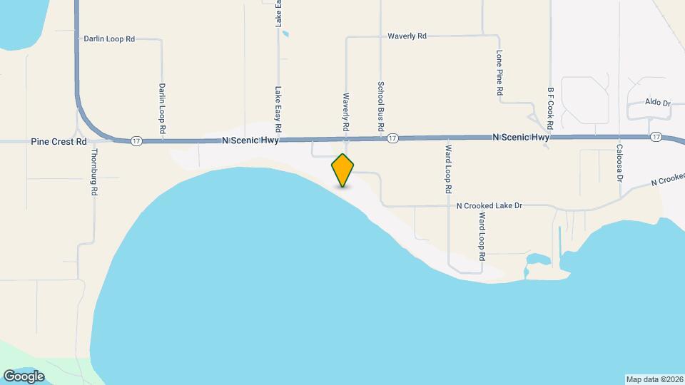 1462 N Crooked Lake Dr Map and Location Details