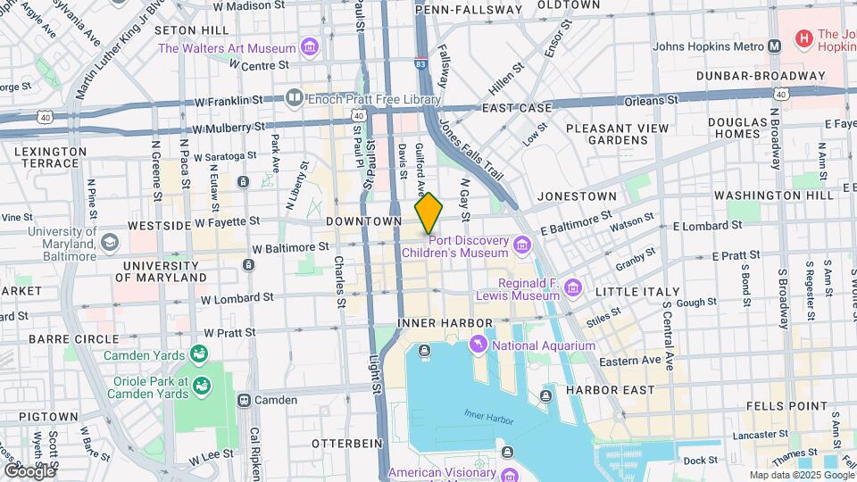 311 W Baltimore St, Unit 104 Mapa y Detalles de la Ubicación