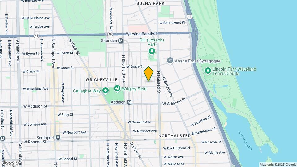 834 W Waveland Ave, Unit M06B Map and Location Details