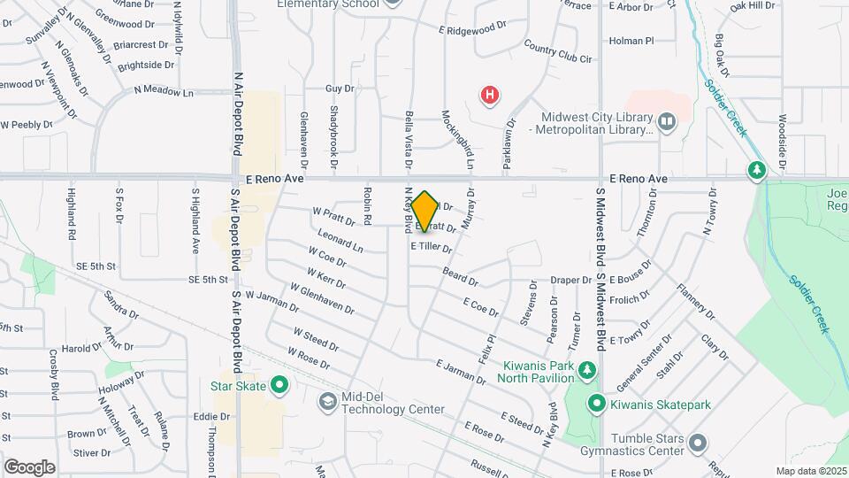 113 E Tiller Dr Map and Location Details