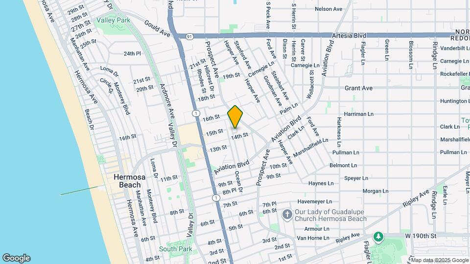 1420 Bonnie Brae St Mapa y Detalles de la Ubicación