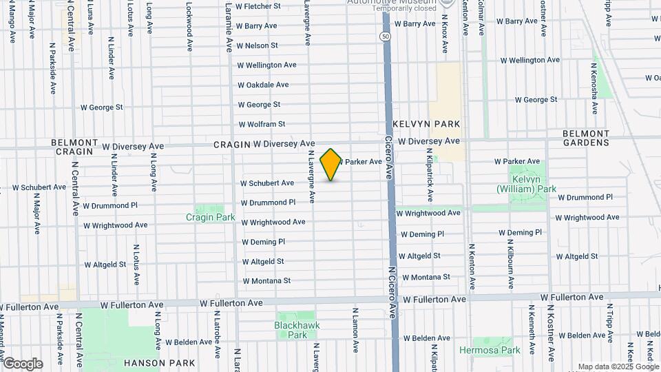 4933 W Schubert Ave Map and Location Details