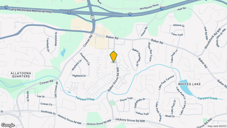400 Rosehip Ln Map and Location Details