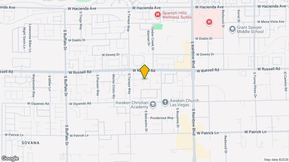 5764 Prima St Map and Location Details