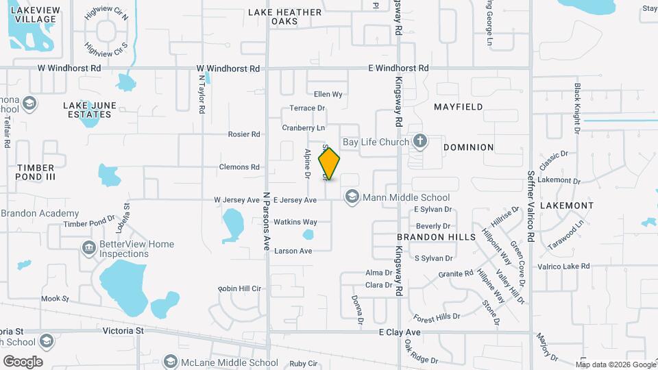 907 Skyview Dr Map and Location Details