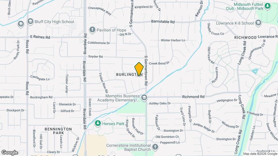 4342 Oak Chase Cove Map and Location Details