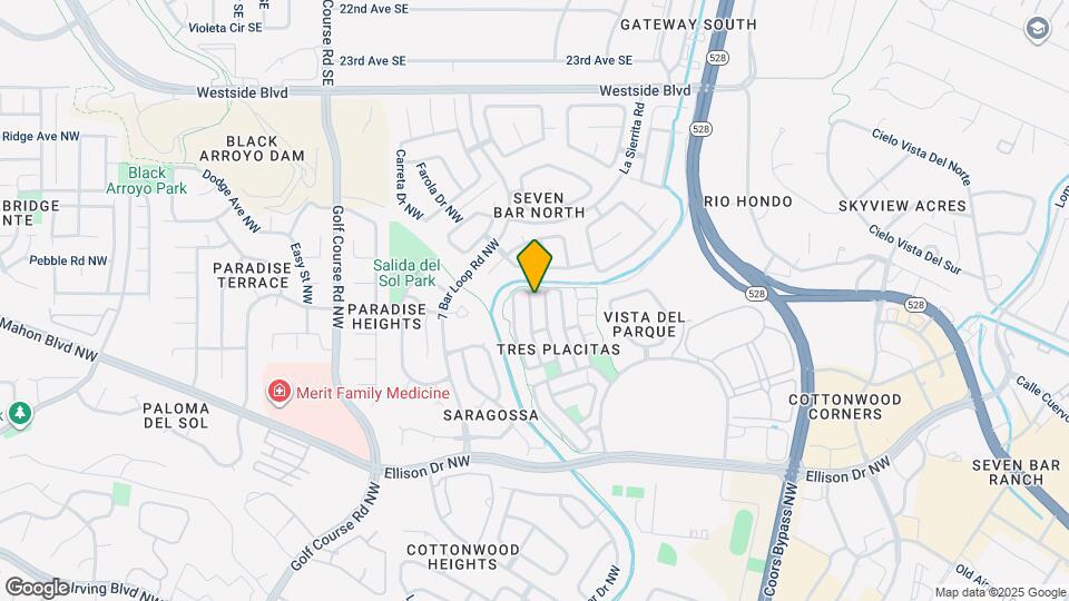 10728 Hatch Dr NW Map and Location Details