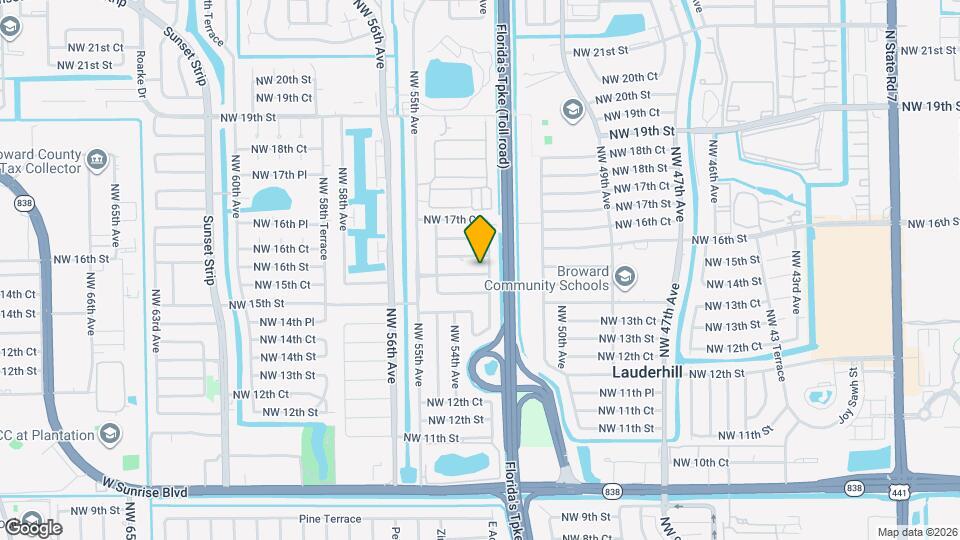 5211 NW 16th St Map and Location Details