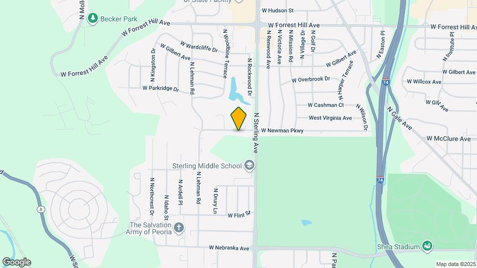 2522 W Newman Pkwy Map and Location Details