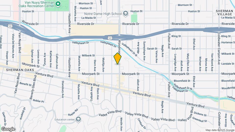 4441 Woodman Ave, Unit 111 Mapa y Detalles de la Ubicación